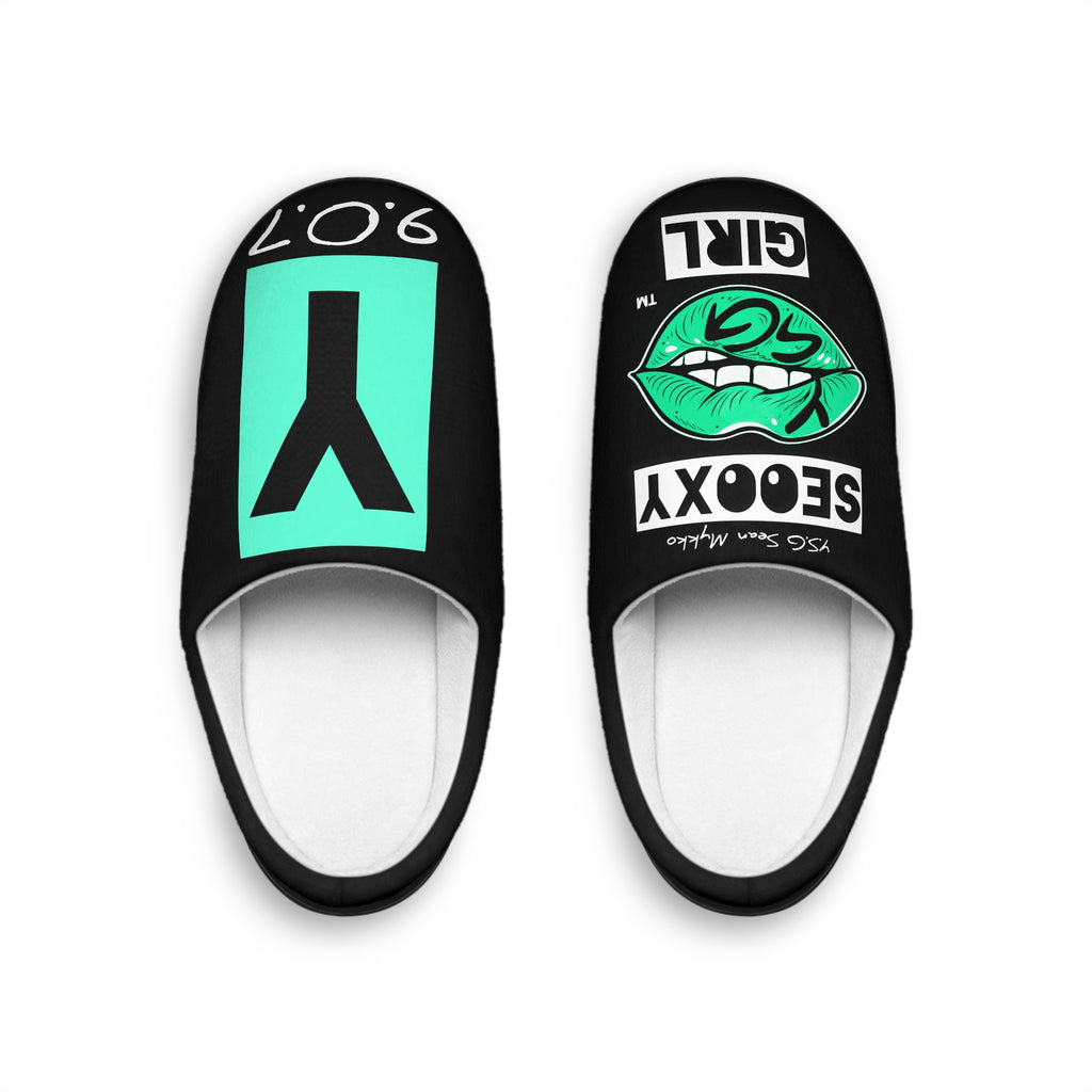 "HoneyBadger" Edition "Dark mint" SeooxyGirl Slippers