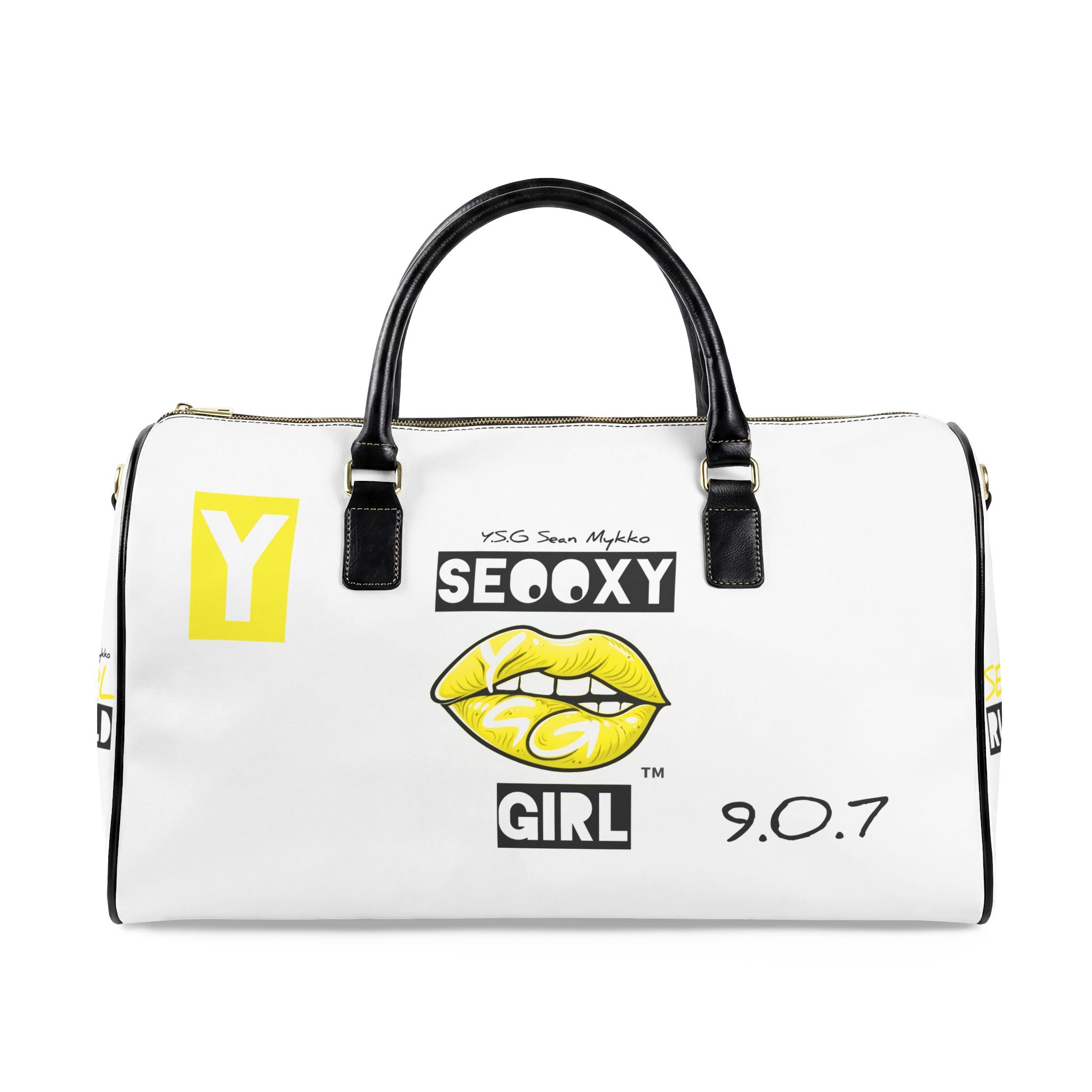 Original "Raccoon" Edition " Banana Creme" Seooxygirl Duffle Bag