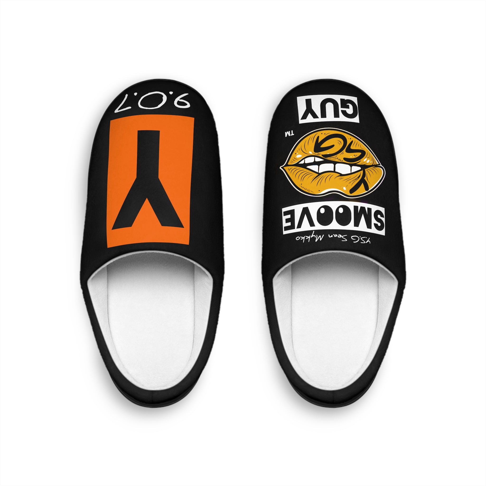 "HoneyBadger" Edition "Orange Rage" SmooveGuy Slippers
