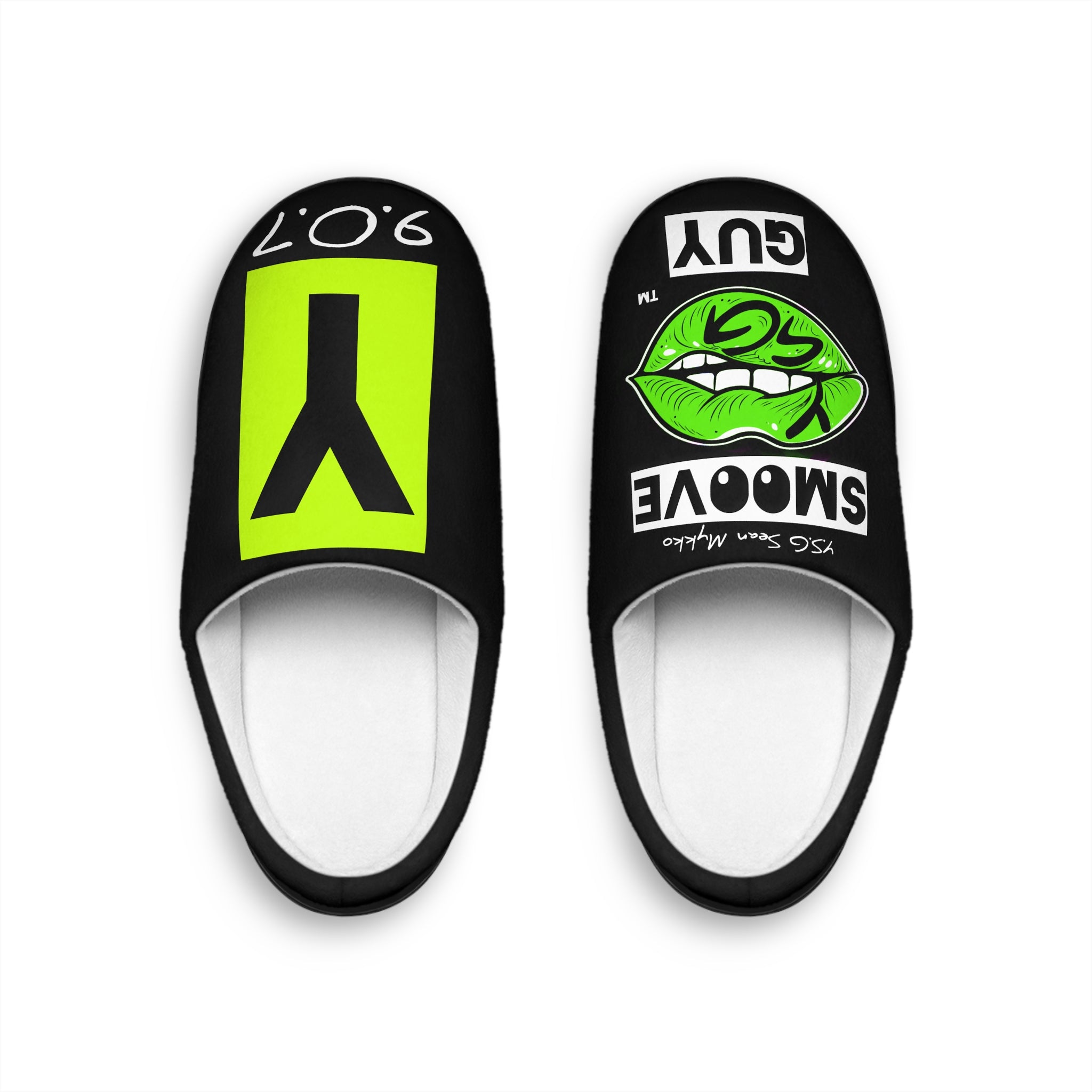 "Honey Badger" Edition " Green Venom" SmooveGuy Slippers