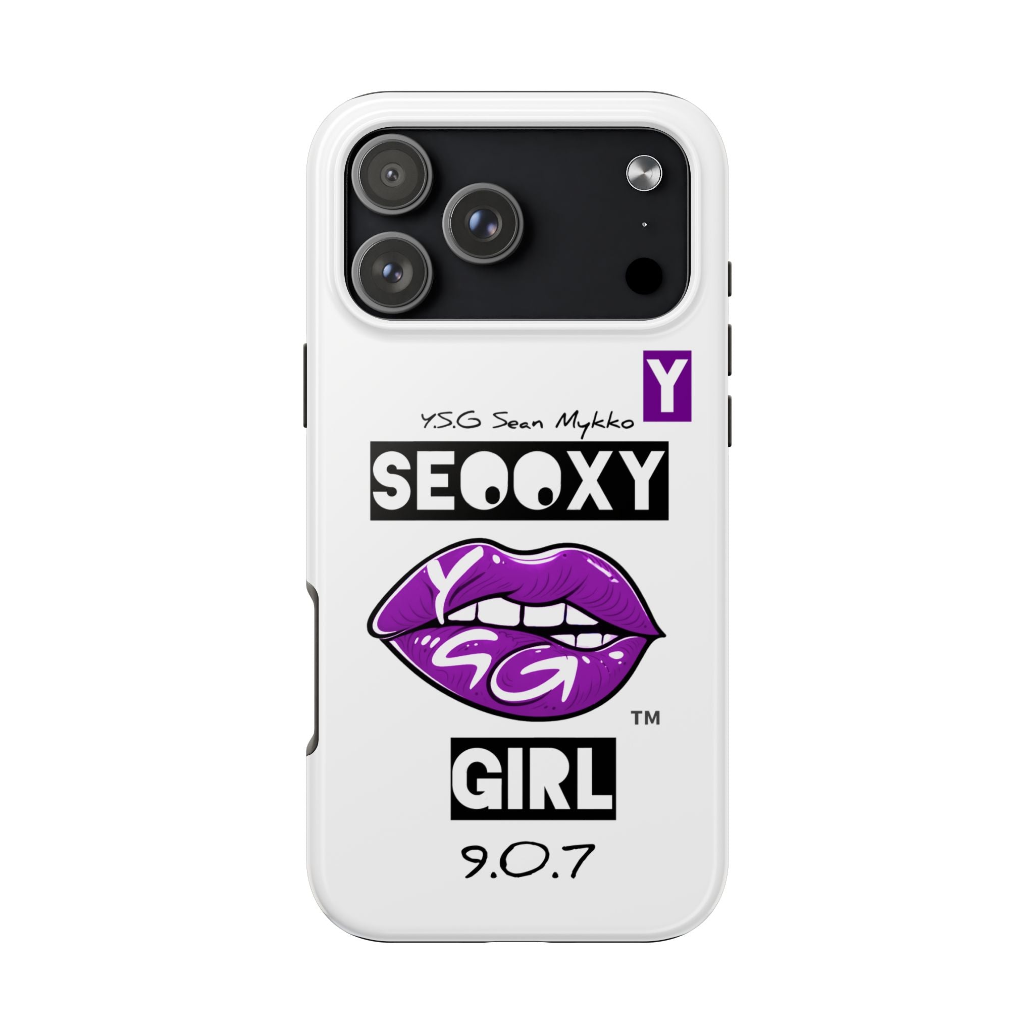 "17 Pro Max" Seooxygirl "Grape Soda" iPhone Case