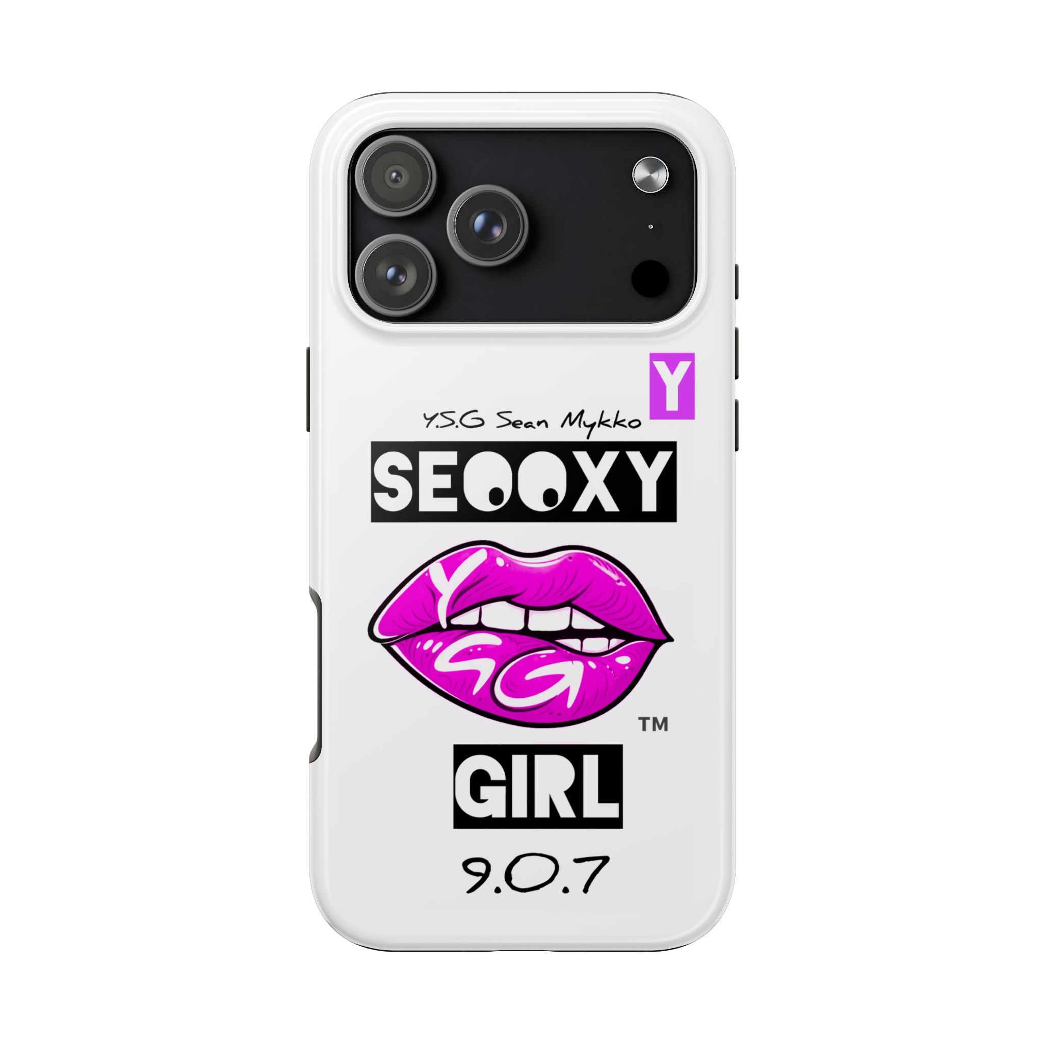 "17 Pro Max" SeooxyGirl "Sour Raspberry" iPhone Case