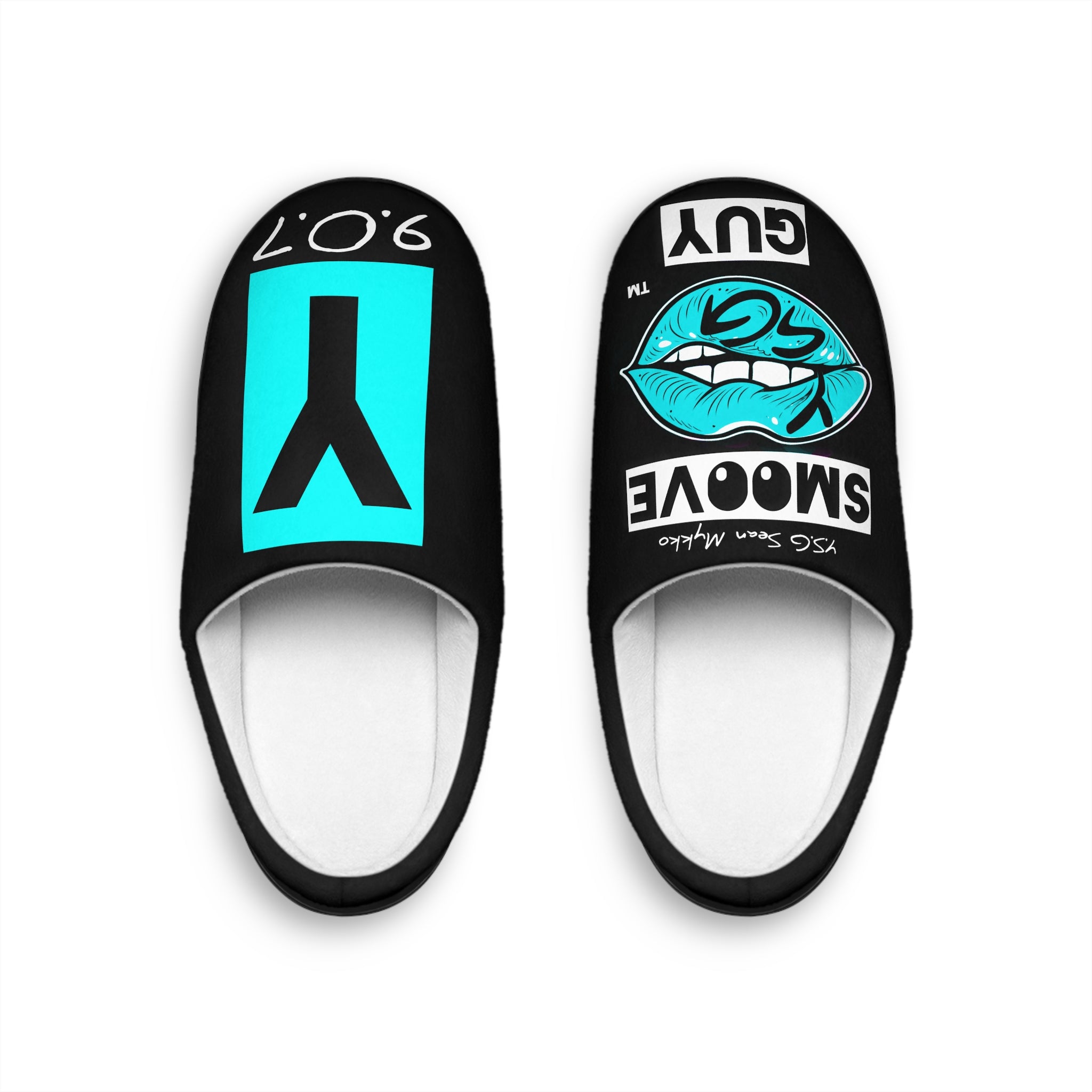 "HoneyBadger" Edition "Black ice" SmooveGuy Slippers